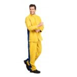 Veste soudeur cuir fleur - Dos Cotton Proban ignifuge XL